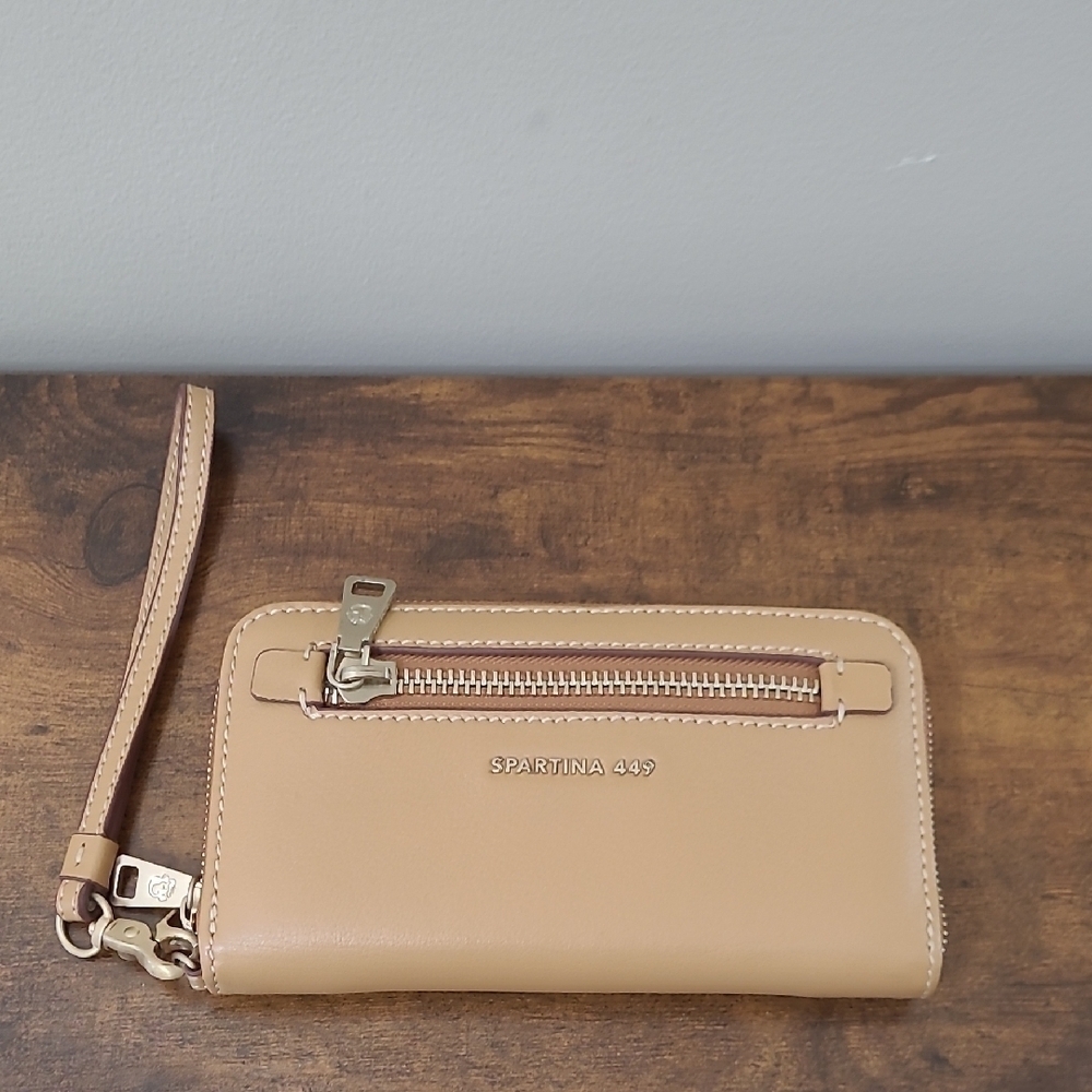 Spartina 449 Tan Wristlet Wallet